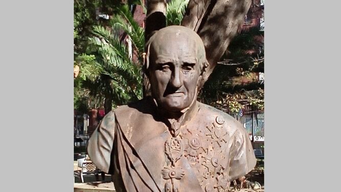 Busto del General Castaños, a la entrada del Parque María Cristina, a la derecha de su avenida principal. Obra de José Piquer Duart.