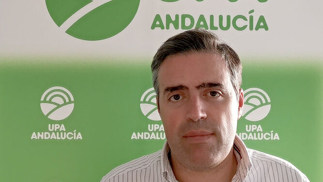 Cristóbal Cano en la sede de UPA Andalucía.
