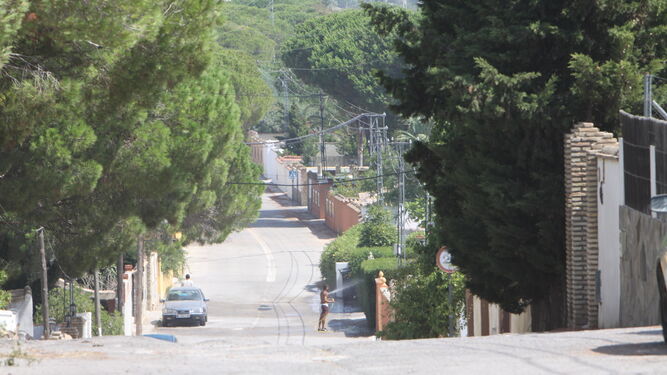 Calle de la zona de la Rana Verde, una de las afectadas por esta medida, en una imagen de archivo.