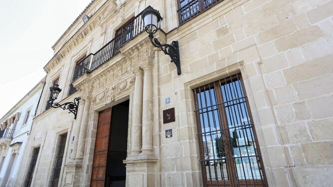 El histórico Palacio de Araníbar, que se está acondicionando para el Centro de Interpretación de Cargadores a Indias.
