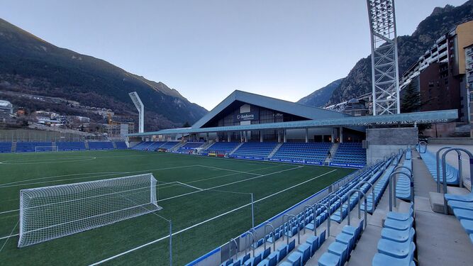 El estadio Nacional de Andorra.