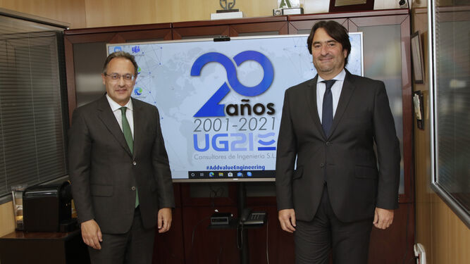Ozgur Unay Unay y Manuel González Moles, presidente y consejero delegado de UG21, respectivamente.