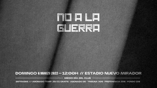 Detalle del cartel del Algeciras-Balona del próximo domingo