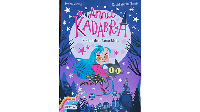 La portada de 'Ana Kadabra. El Club de la luna llena'.
