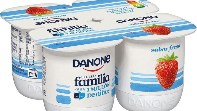 Yogures de la marca Danone