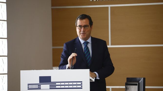 Antonio Garamendi, presidente de la CEOE, en CECO.