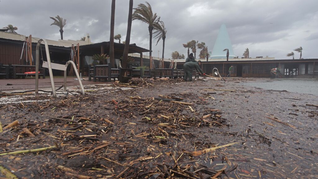 Fotos del restaurante Trocadero Sotogrande tras el temporal