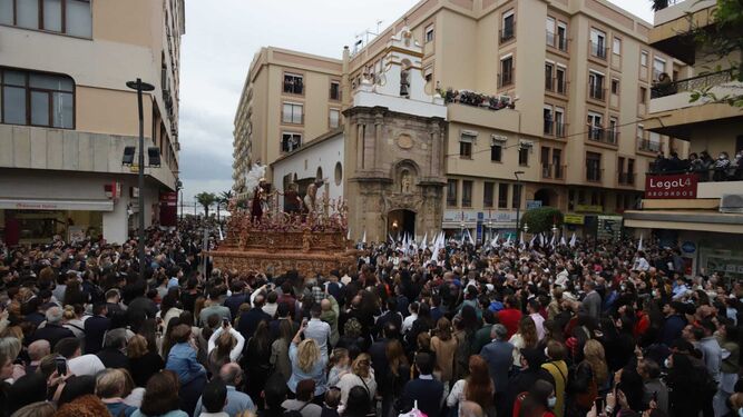 Nuestro padre Jesús atado a la Columna este Lunes Santo en Algeciras