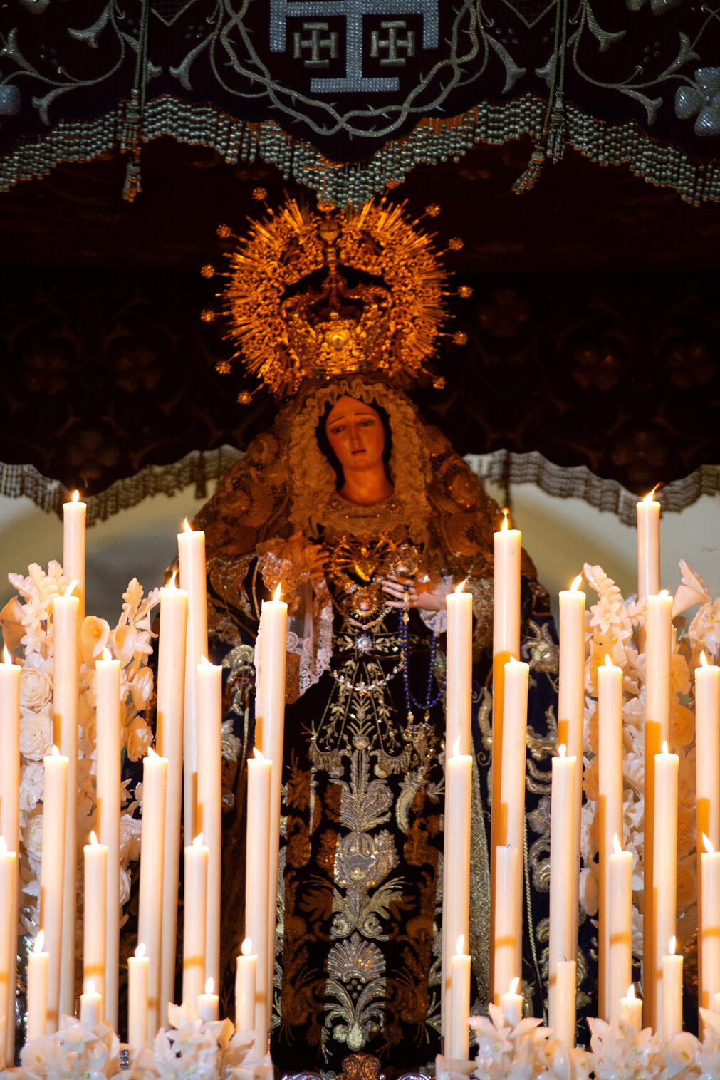 Madrugada de Viernes Santo en San Fernando: Las im&aacute;genes del Nazareno
