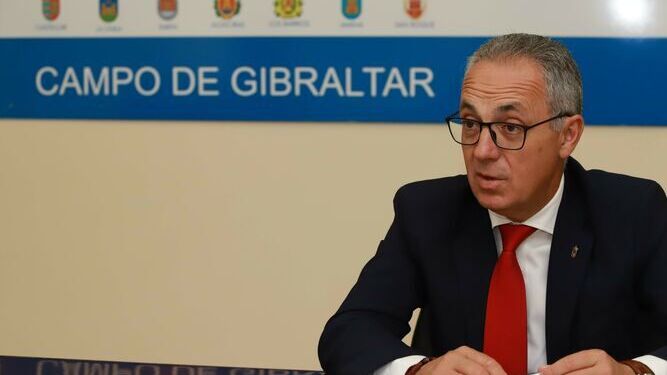 Juan Lozano, portavoz municipal del PSOE de Algeciras y presidente de la Mancomunidad de Municipios del Campo de Gibraltar.