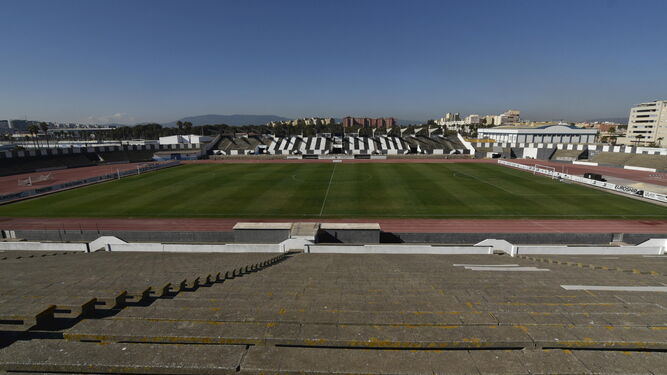 Una panorámica del estadio Municipal de La Línea
