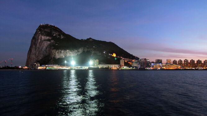 El peñón de Gibraltar.