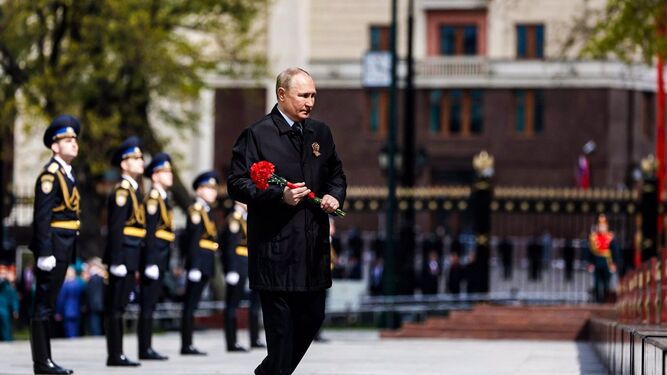 Putin, en el desfile del Día de la Victoria contra los nazis