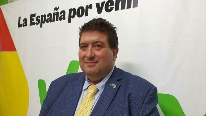El Portavoz del Grupo Municipal VOX Algeciras, Antonio Gallardo.