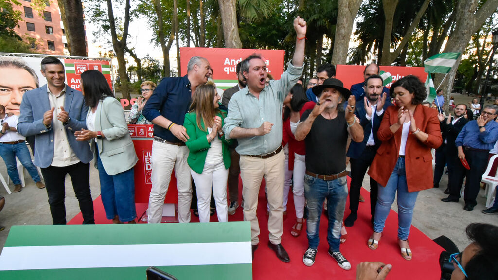 Acto de precampa&ntilde;a del PSOE en Algeciras con Juan Espadas