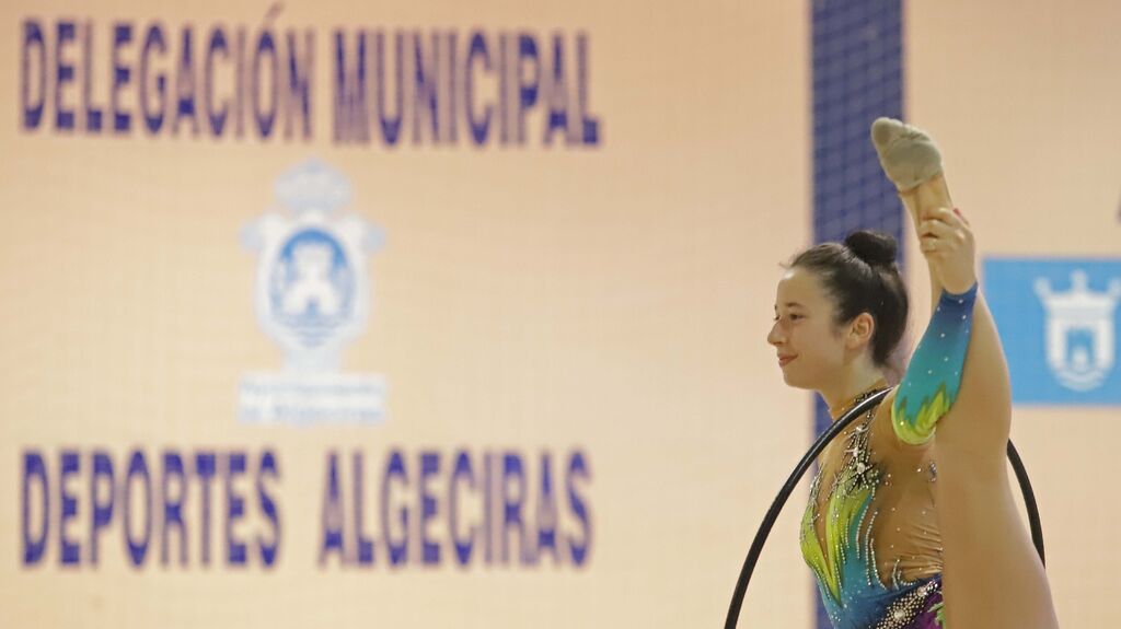 Fotos de la &uacute;ltima jornada del Torneo Comarcal de gimnasia r&iacute;tmica en Algeciras
