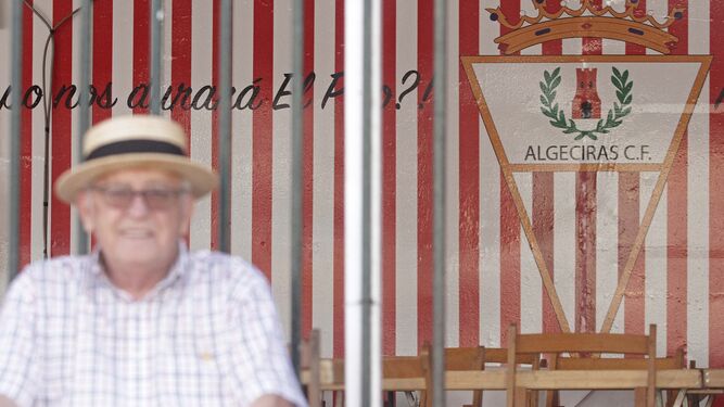 La caseta del Algeciras, en una Feria de la última década.