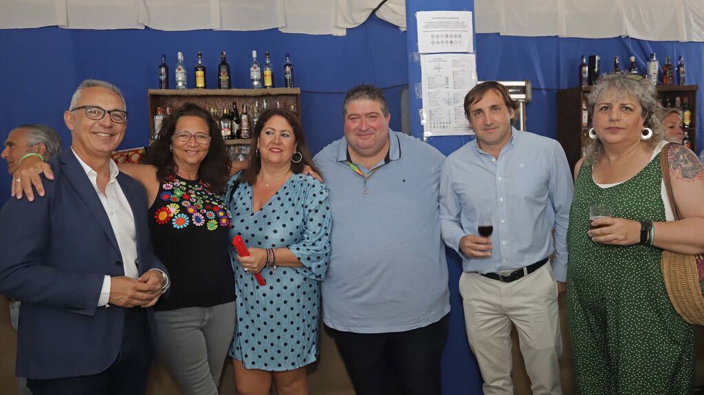 Fotos de la recepci&oacute;n oficial del Ayuntamiento en la Feria Real de Algeciras