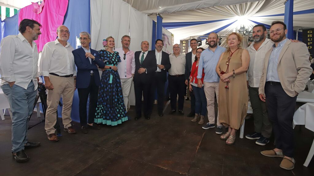 Fotos de la recepci&oacute;n oficial del Ayuntamiento en la Feria Real de Algeciras