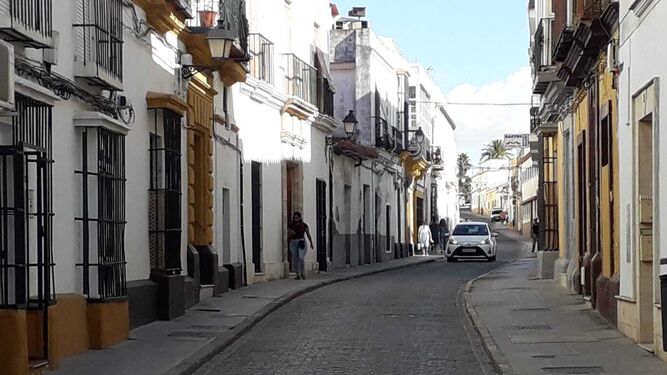 Una imagen de la calle Carmen Pérez Pascual (Santa Clara), a la que da nombre la benefactora de El Puerto.