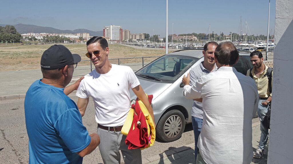 Fotos de la visita de David Galv&aacute;n al Real Club N&aacute;utico de Algeciras