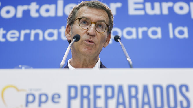 El presidente del Partido Popular, Alberto Núñez Feijóo, inaugura este miércoles las jornadas "Fortalecer Europa con una alternativa para la mayoría".