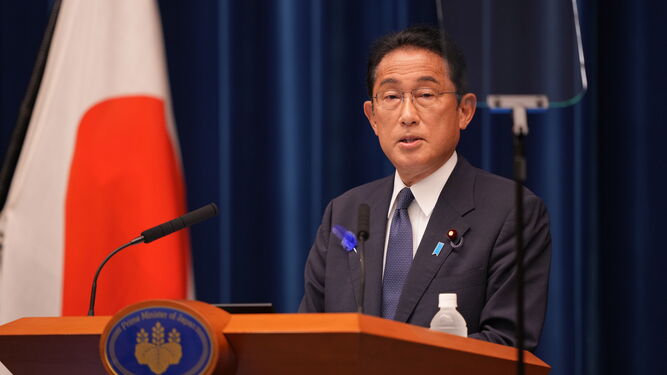 El primer ministro japonés,  Fumio Kishida.