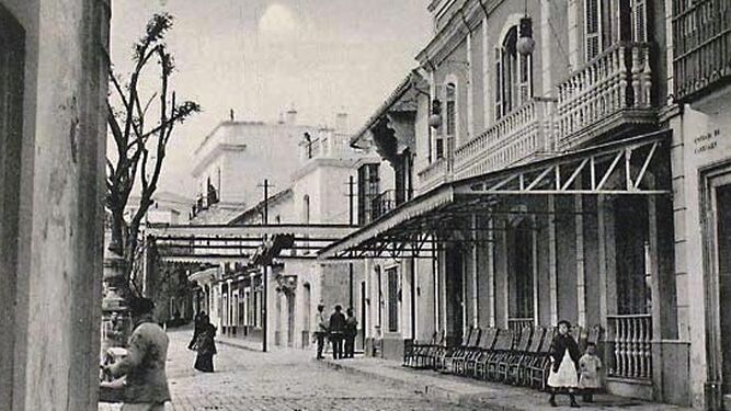 El Casino de Algeciras, a principios del Siglo XX.