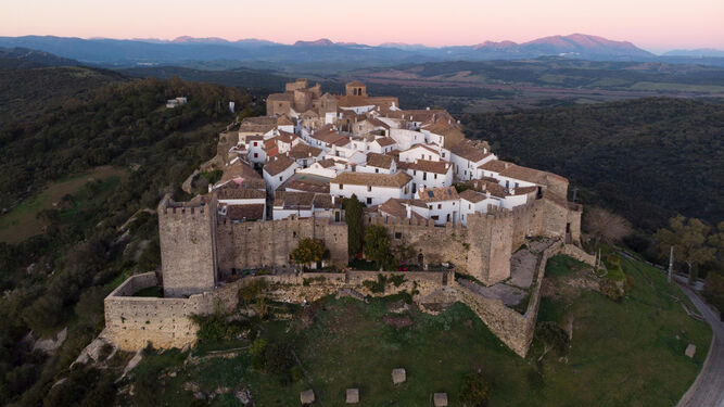 Vista aerea del Castillo Castellar.