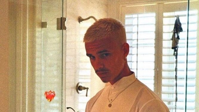 Romeo Beckham, con madera para el mundo de la moda, en una de sus últimas publicaciones en Instagram.