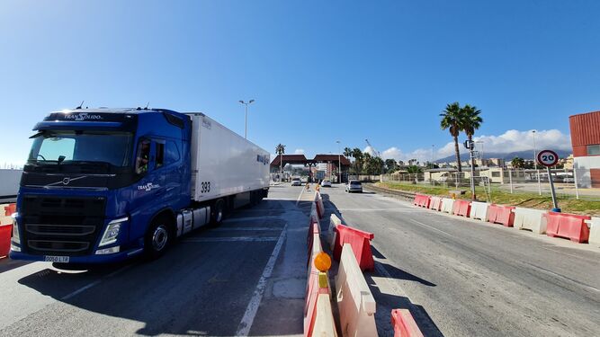 Acceso Sur del Puerto de Algeciras.