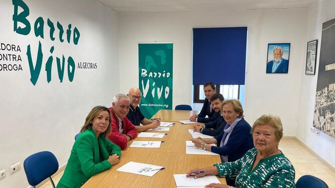 Reunión de las coordinadoras antidroga con los fiscales del Campo de Gibraltar.
