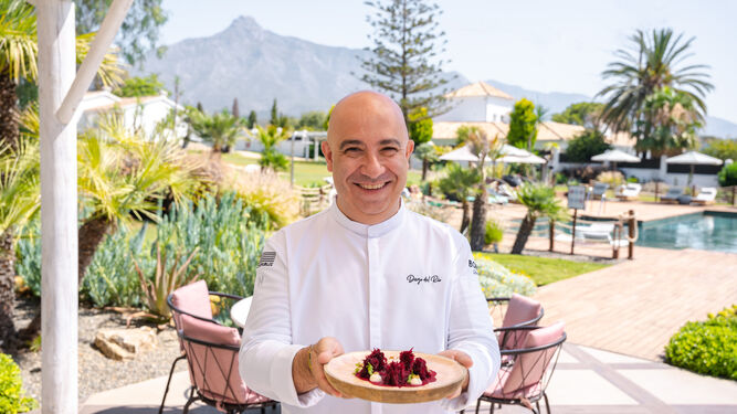 El chef Diego del Río en Boho Club Marbella