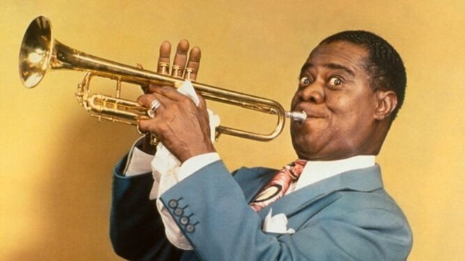Louis Armstrong (1901-1971).