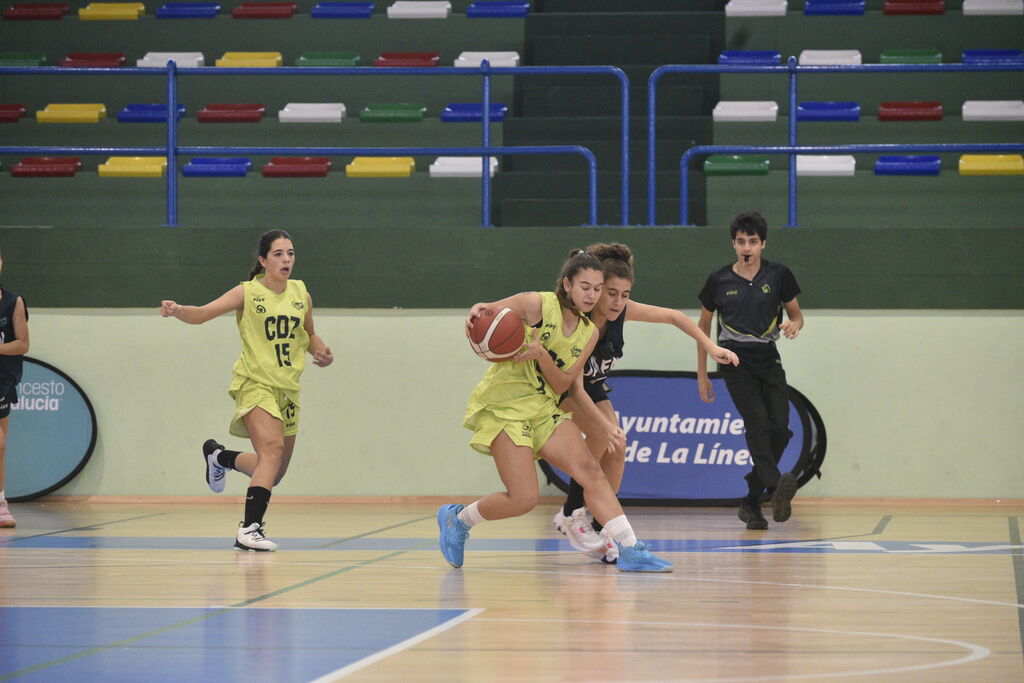 The second day of the Andalusian women's basketball tournament in La Línea