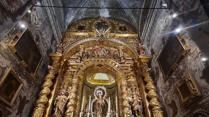 Las pinturas de la capilla del Amparo se restaurarán con estas ayudas.