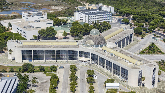 Vista aérea del Campus Universitario de Puerto Real