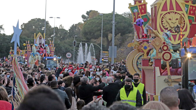 Imagen de la Cabalgata de Reyes Magos 2022.