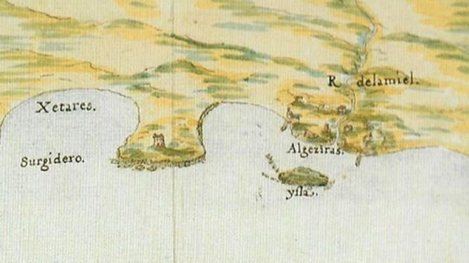 Las ruinas de Algeciras en el S. XVII.