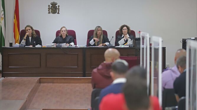 Un juicio a Los Castaña celebrado en la sede de la Audiencia Provincial de Algeciras.