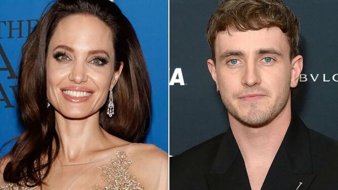 Angelina Jolie encuentra de nuevo el amor con un joven actor irlandés, Paul Mescal.