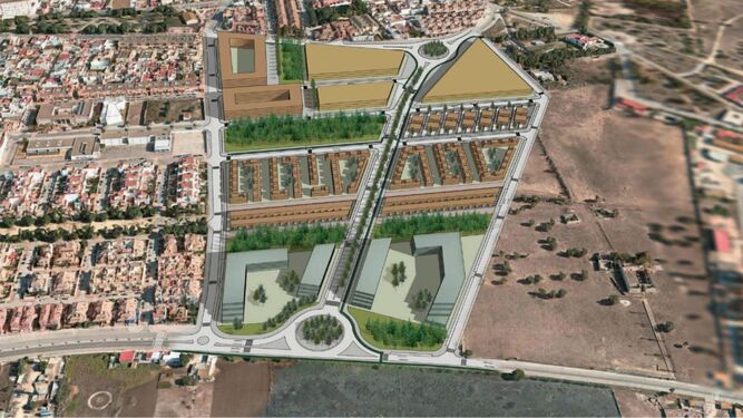 Así será el desarrollo residencial de la zona de Camposoto conocida como Huerta de la Compañía.