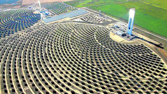 Planta de Abengoa Solar en Sanlúcar la Mayor