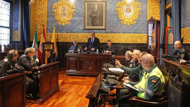 Junta Local de Seguridad convocada este jueves en el Ayuntamiento de Algeciras.