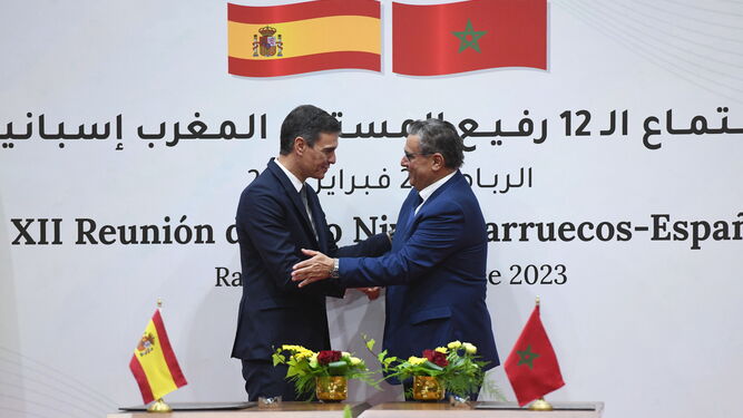 Imagen de la cumbre hispano-marroquí celebrada ayer