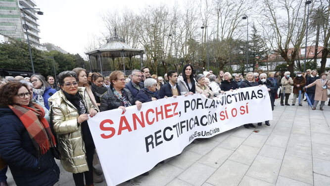 Manifestación en Galicia contra la Ley de Garantía Integral de Libertad  Sexual.