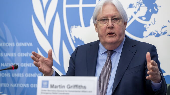 El jefe de coordinación humanitaria de Naciones Unidas, Martin Griffiths.