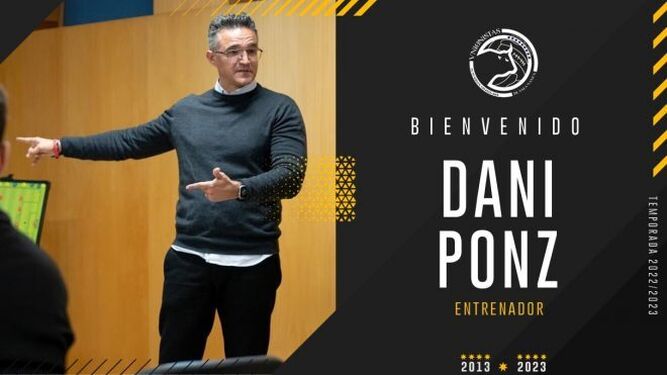 Dani Ponz, nuevo entrenador de Unionistas.