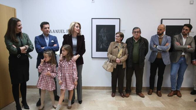 La inauguración de la exposición de Manuel Pavón.