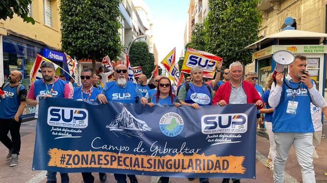 La manifestación para reclamar la Zona de Especial Singularidad para la comarca.